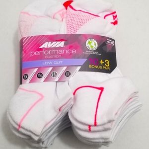 Womens AVIA Socks performance cushion low cut